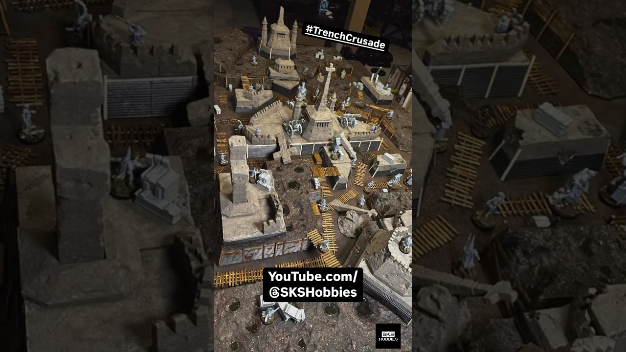 Trench Crusade Custom Gameboard #trenchcrusade #wargaming #miniature