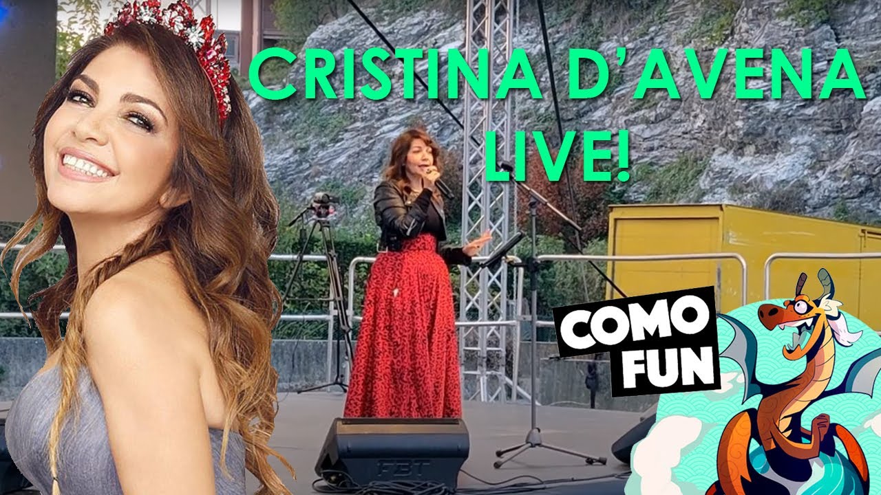 CRISTINA D'AVENA LIVE al Como fun 2022!