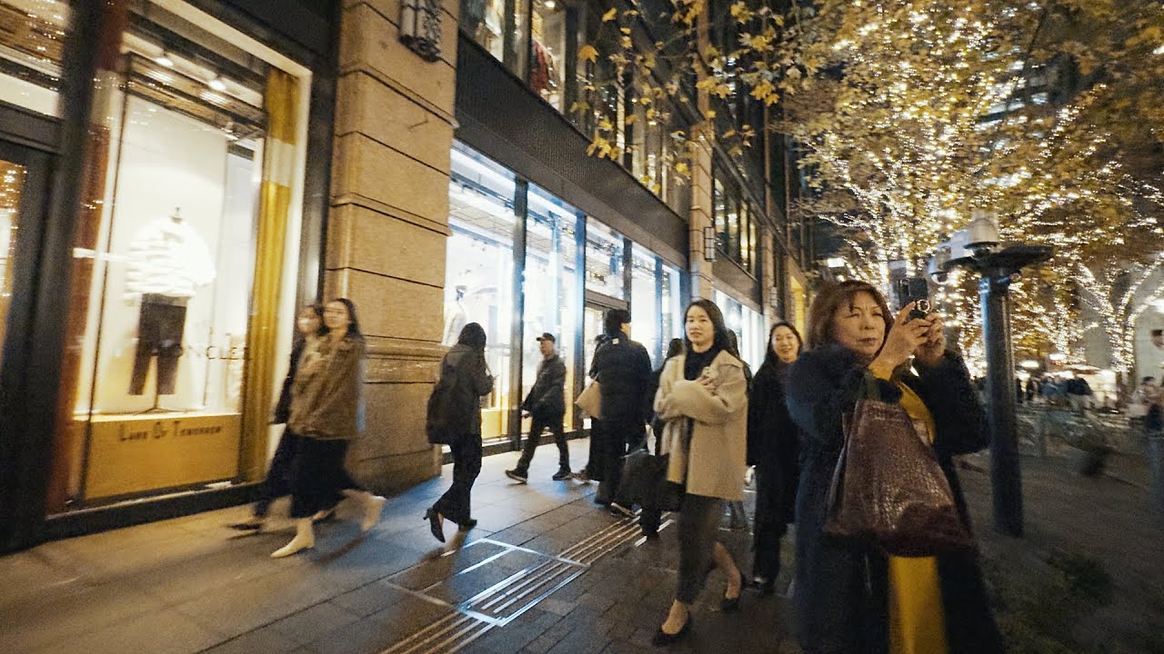 Walking through Ginza: A Stroll with My iPhone 15 chest mount – Exploring Tokyo on Foot