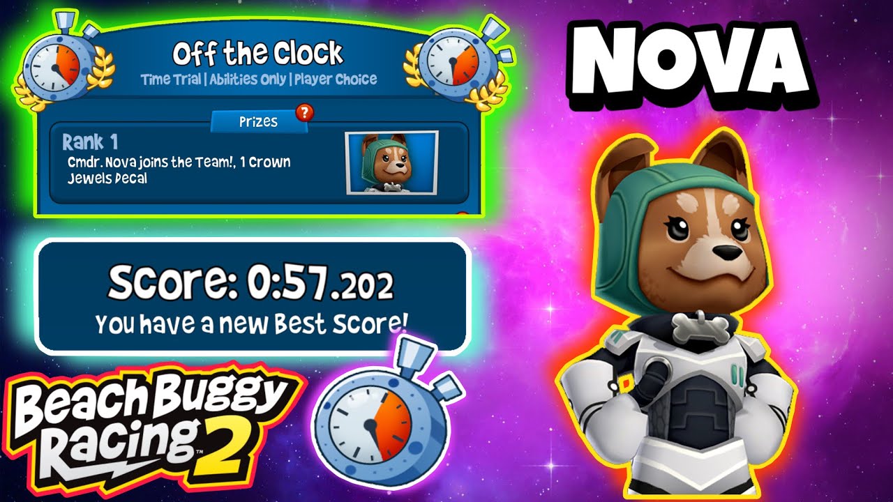 Off The Clock ⏰| Cmdr Nova 🚀Prize✨| Lightning ⚡️| Beach Buggy Racing 2 🏖🏁| BB Racing 2