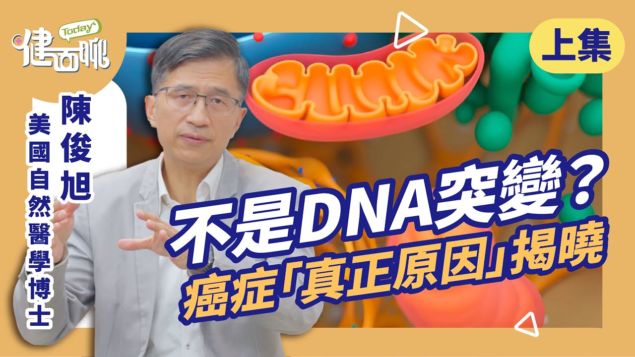 癌症真正兇手，不是基因而是粒線體！(上)【TODAY健面聊｜陳俊旭博士】@dr.jameschen5824 