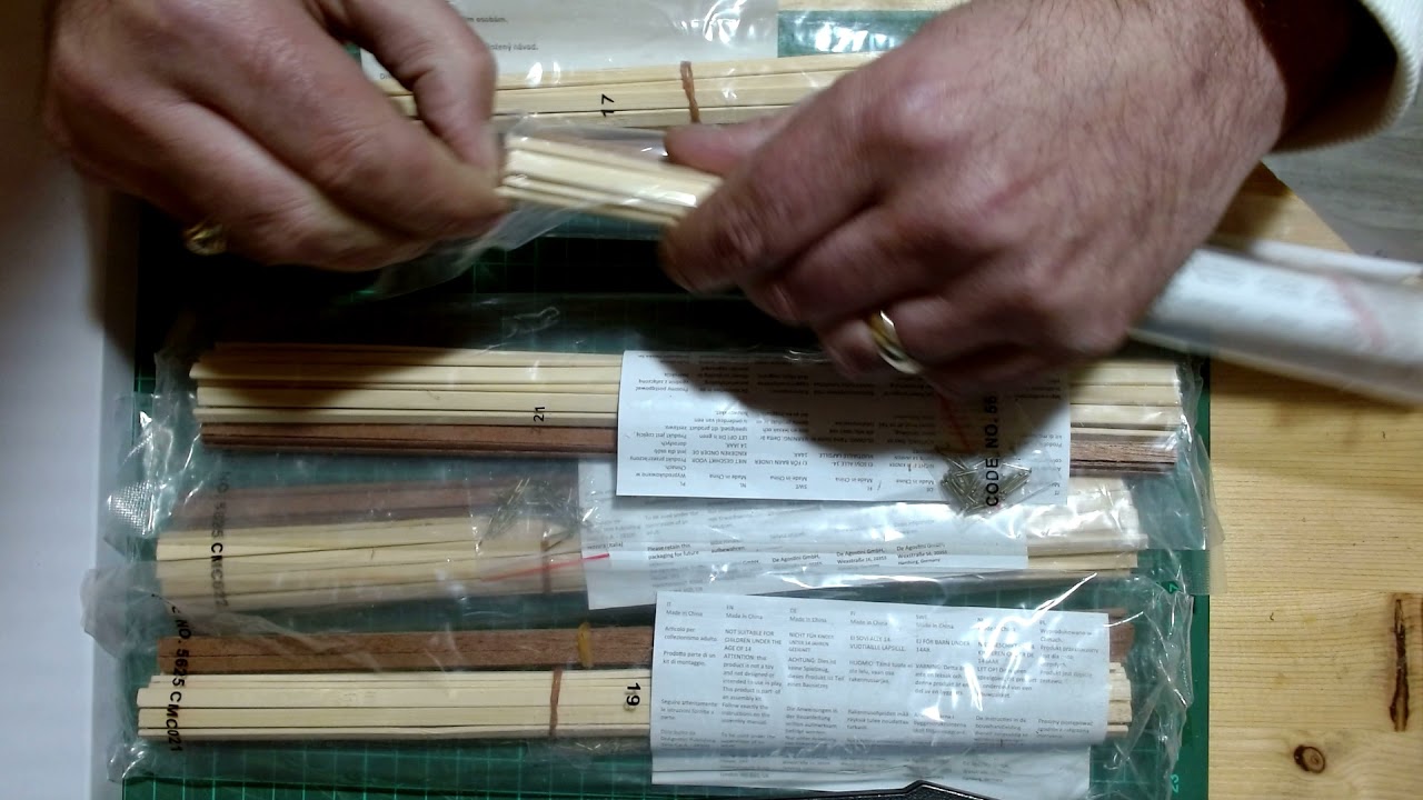 Sovereign of the Seas, Wooden  Kit by Deagostini ModelSpace. Build diary Stage 2 whats in the box.