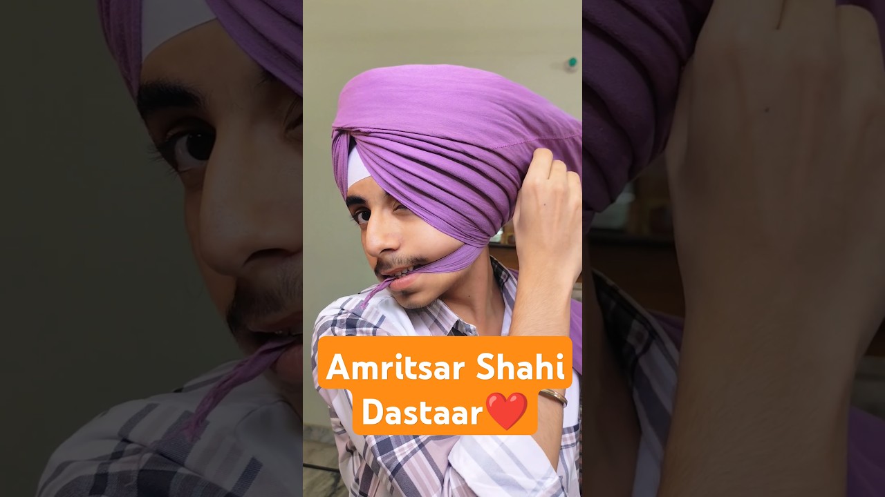 Amritsar Shahi Dastaar❤ #paggtatorial #turban #pagglovers #dastaar #tutorial #amritsar #subscribe