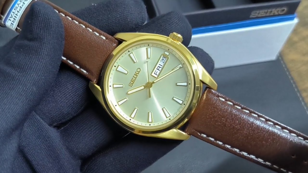 Relógio SEIKO SOCIAL com VIDRO SAFIRA - SUR450B1 C1NB | Made in Japan