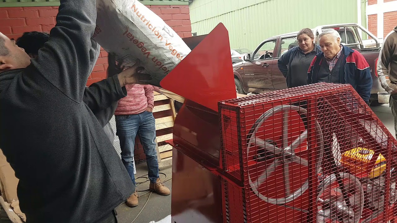 Máquina descascaradora de Maní.