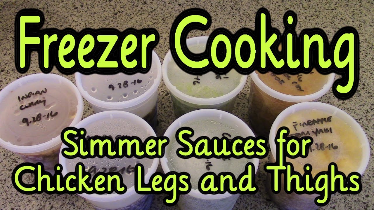 Freezer Cooking ~ Chicken Legs and Thigh Freezer Meals
