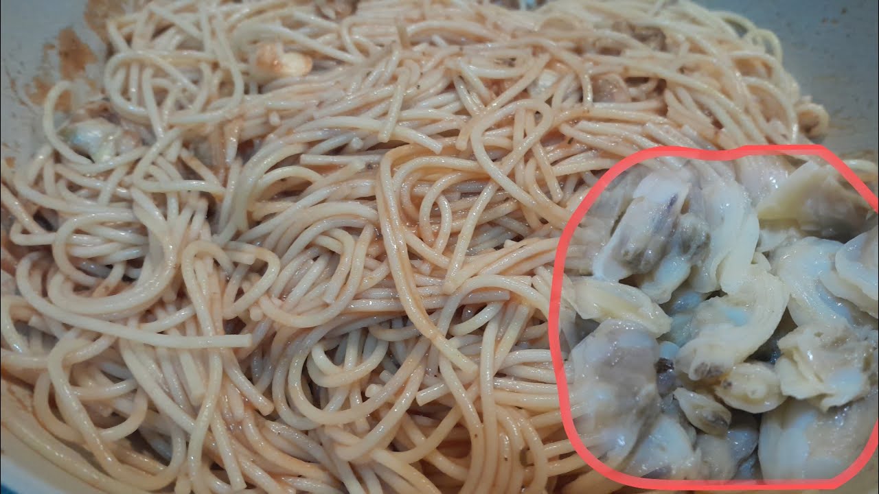 Clams Meat Spaghetti Recipe #cooking 
