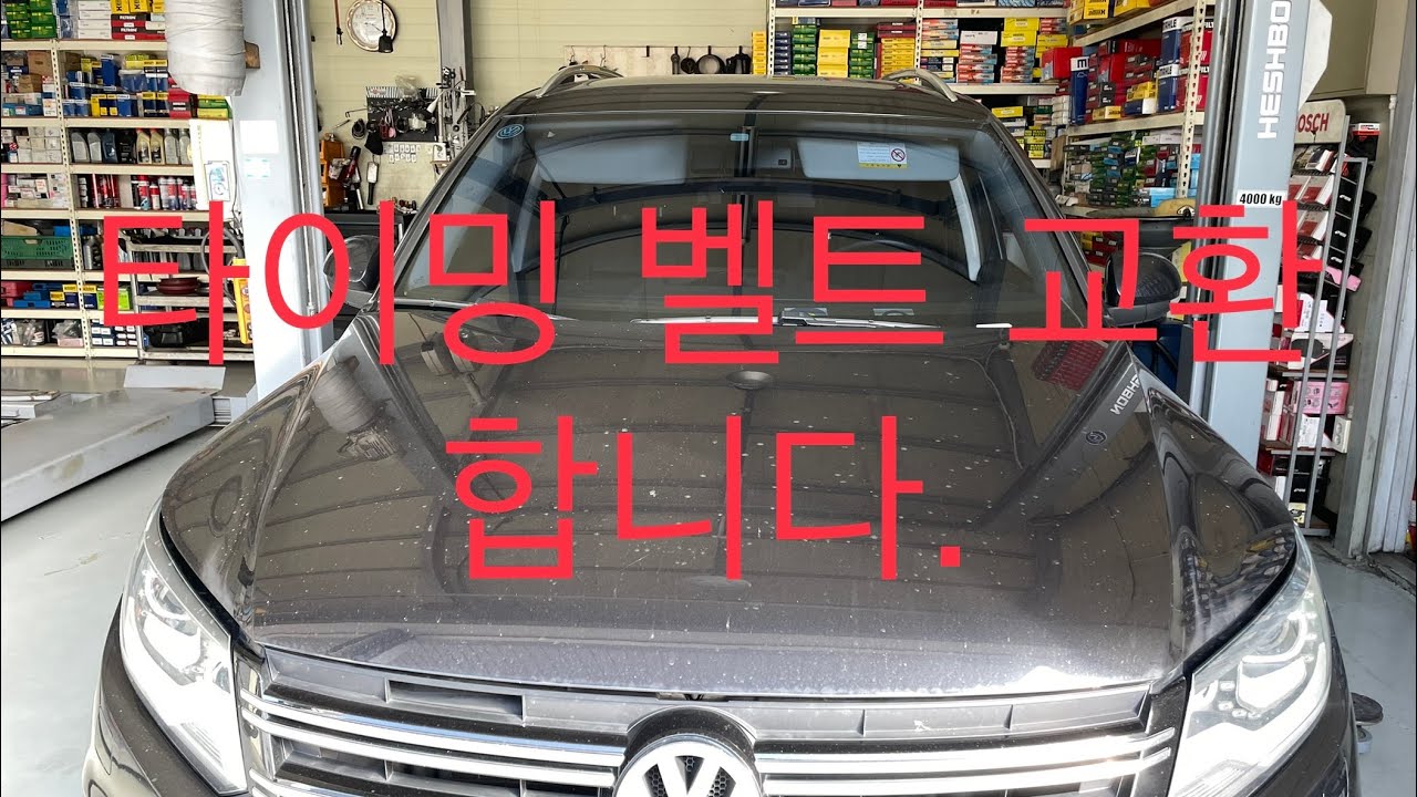 티구안 타이밍 벨트 셋트 교환//TIGUAN Timing Belt Set Replacement