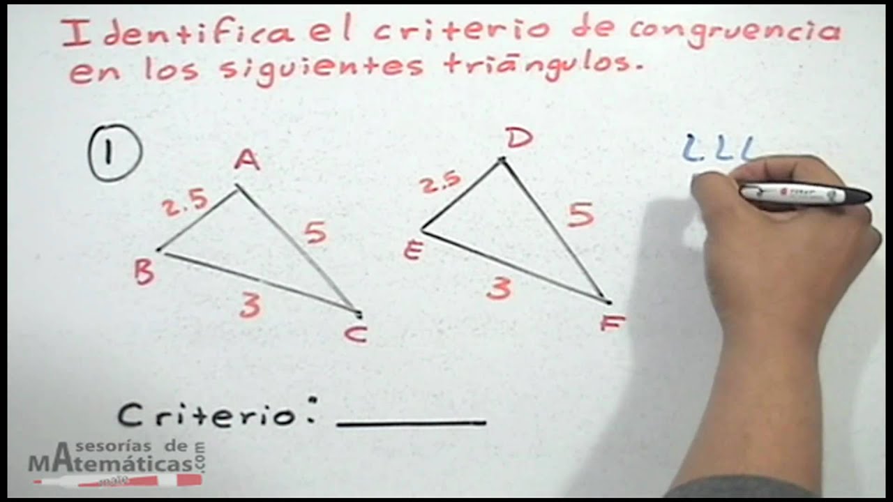 Triángulos congruentes│ejercicio 1