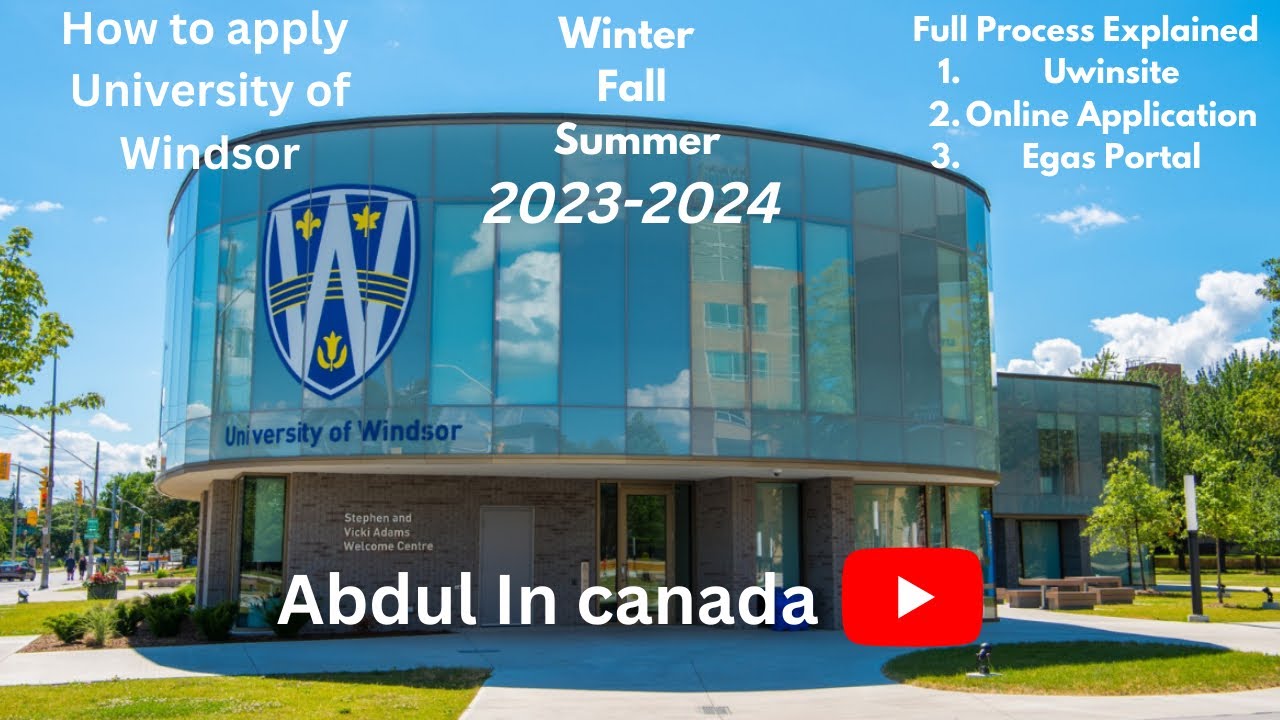 How to apply in University of Windsor 🇨🇦| Easy Step-by-Step explanation #canada #apply #admission