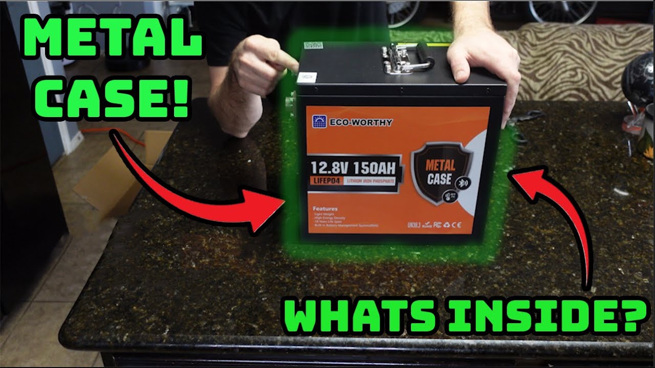 Eco-Worthy 150ah Lifepo4 Battery Review! Metal case, Bluetooth Bms