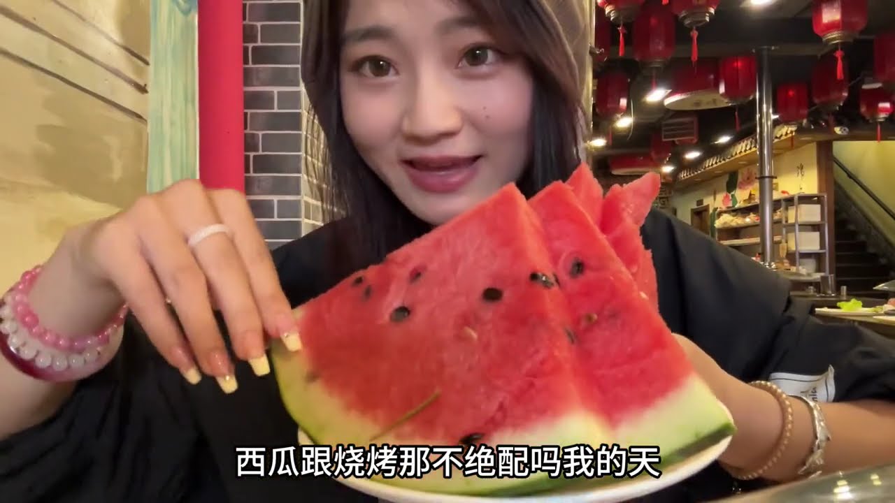 哈尔滨39一位铁签自助烤串，一次吃100多串大肉串能有多过瘾！