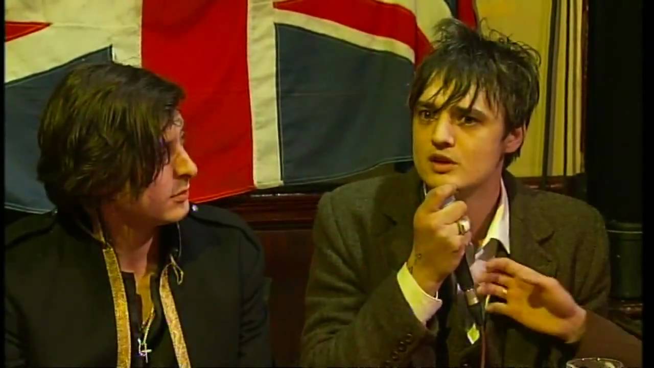 Pete Doherty and Carl Barat onstage as Libertines reunite