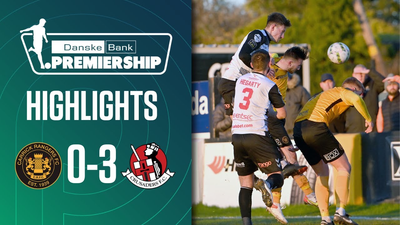 Paul Heatley bags the first goal of 2023! | Carrick Rangers 0-3 Crusaders | Irish League Highlights