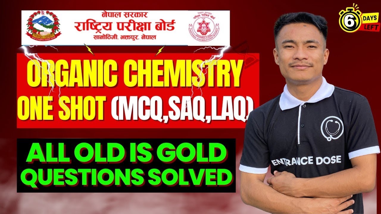 ORGANIC CHEMISTRY IN ONE SHOT 12 Class🔥NEB EXAMs , Get LONG , SHORT & MCQs All Covered Now✅🎯