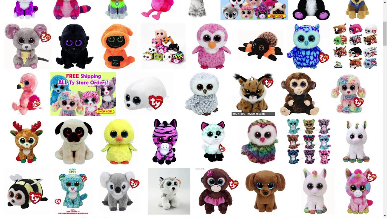 Colección peluches TY - Maria Jiménez