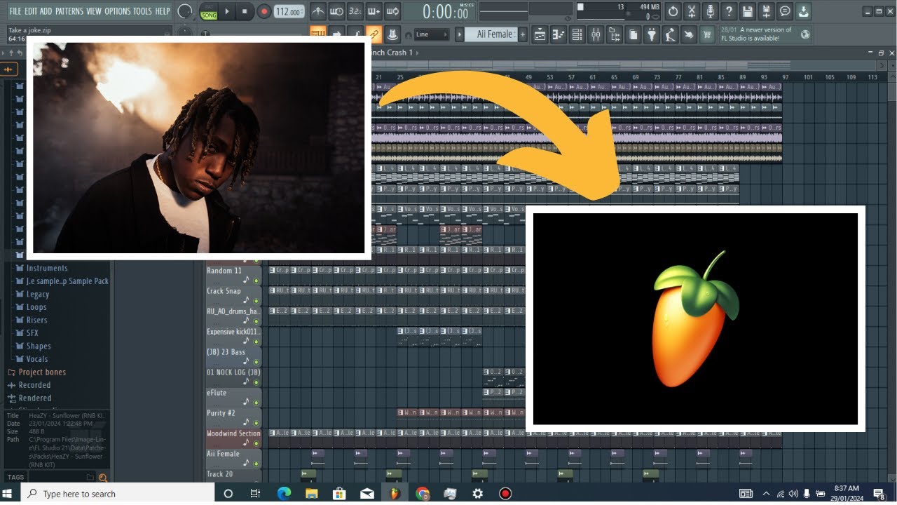 Making a Melodic Beat for DON TOLIVER X OZ | FL Studio Cookup