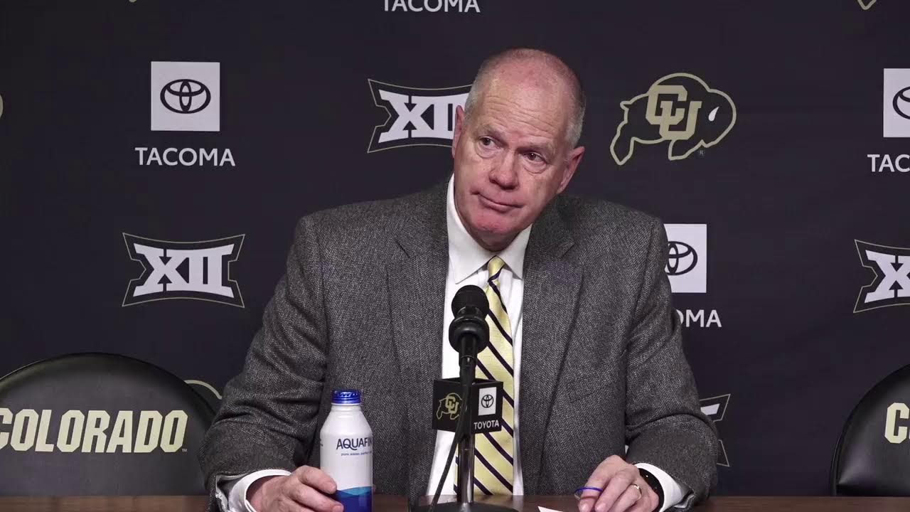 Colorado Men's Basketball Post Game Press Conference