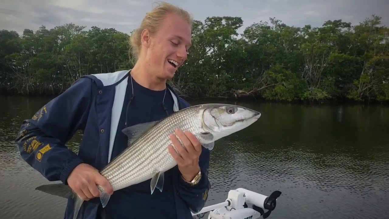 Giant Miami Biscayne Bay Winter Bonefish