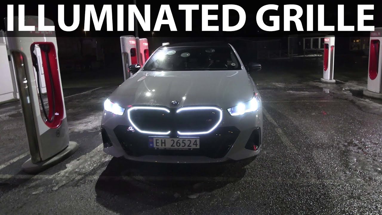Тест фар BMW i5 M60