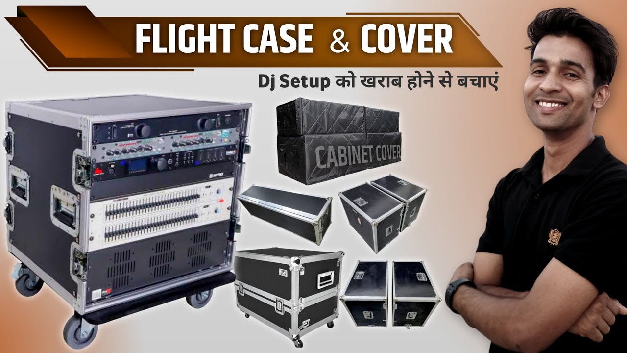 Flight Case aur DJ Cabinet Cover | Aapke DJ Setup ke Liye Sahi Amplifier flight case and cover