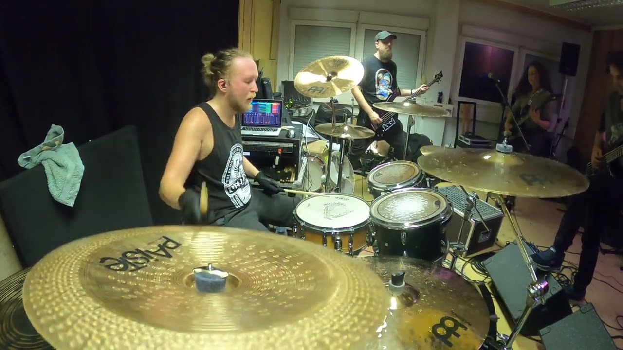 Trashcanned rehearsal pt3 - Drum cam