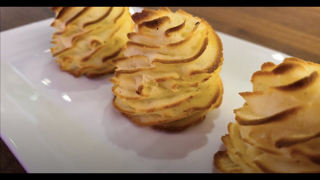 Cheesy Potato Swirls in the Wolf Convection Steam Oven