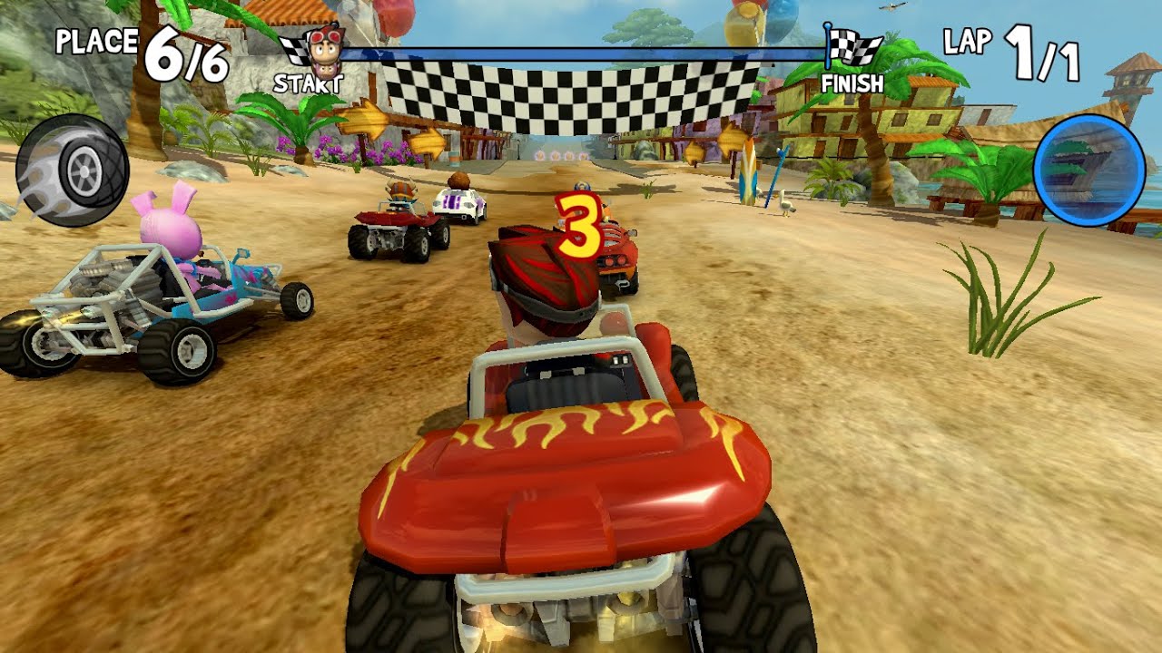 Beach Buggy Racing Live 🔴 | Crazy Car Race Gameplay | Bangla Live