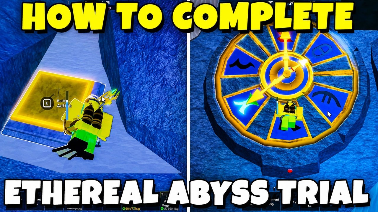 *EASY* How to complete the Ethereal Abyss Trial in FISCH | Atlantis Update