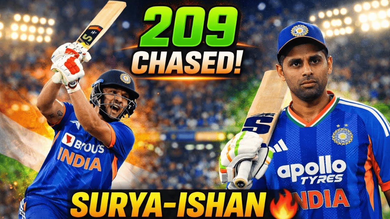 209 का Target? Surya & Ishan ने कर दिया आसान 😎 209 Chase Made Easy 😱 | Surya & Ishan Power Show