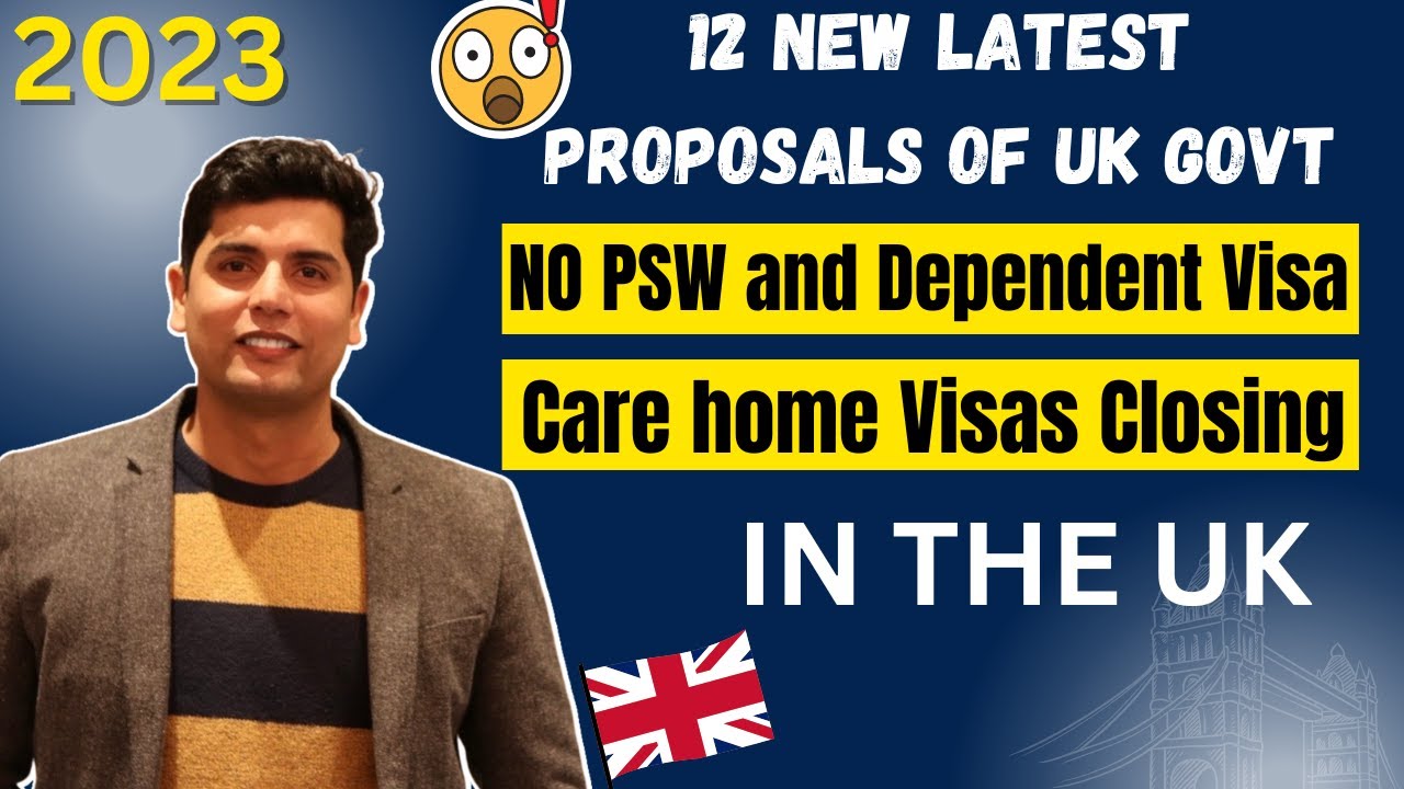12 New Rules For International Students| No PSW visa| Care home visas Closing | No Dependent Visa