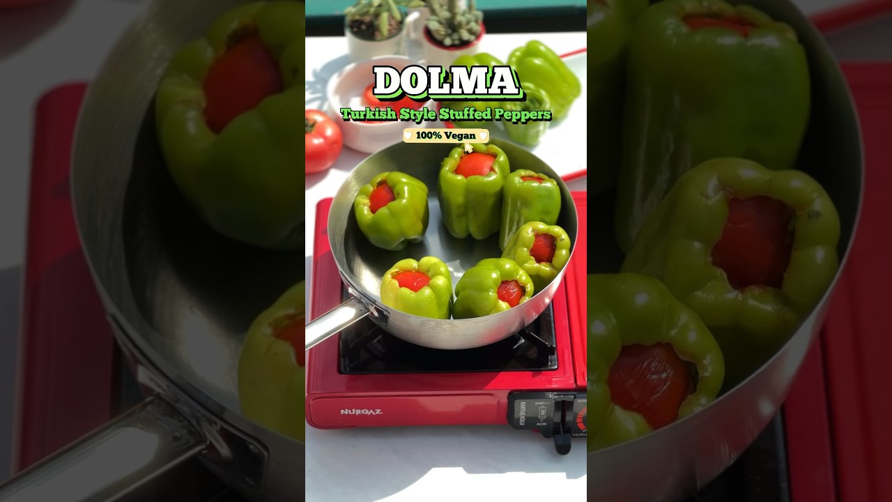 Vegan Stuffed Pepper Recipe 🫑 Healthy and Delicious Meal Idea