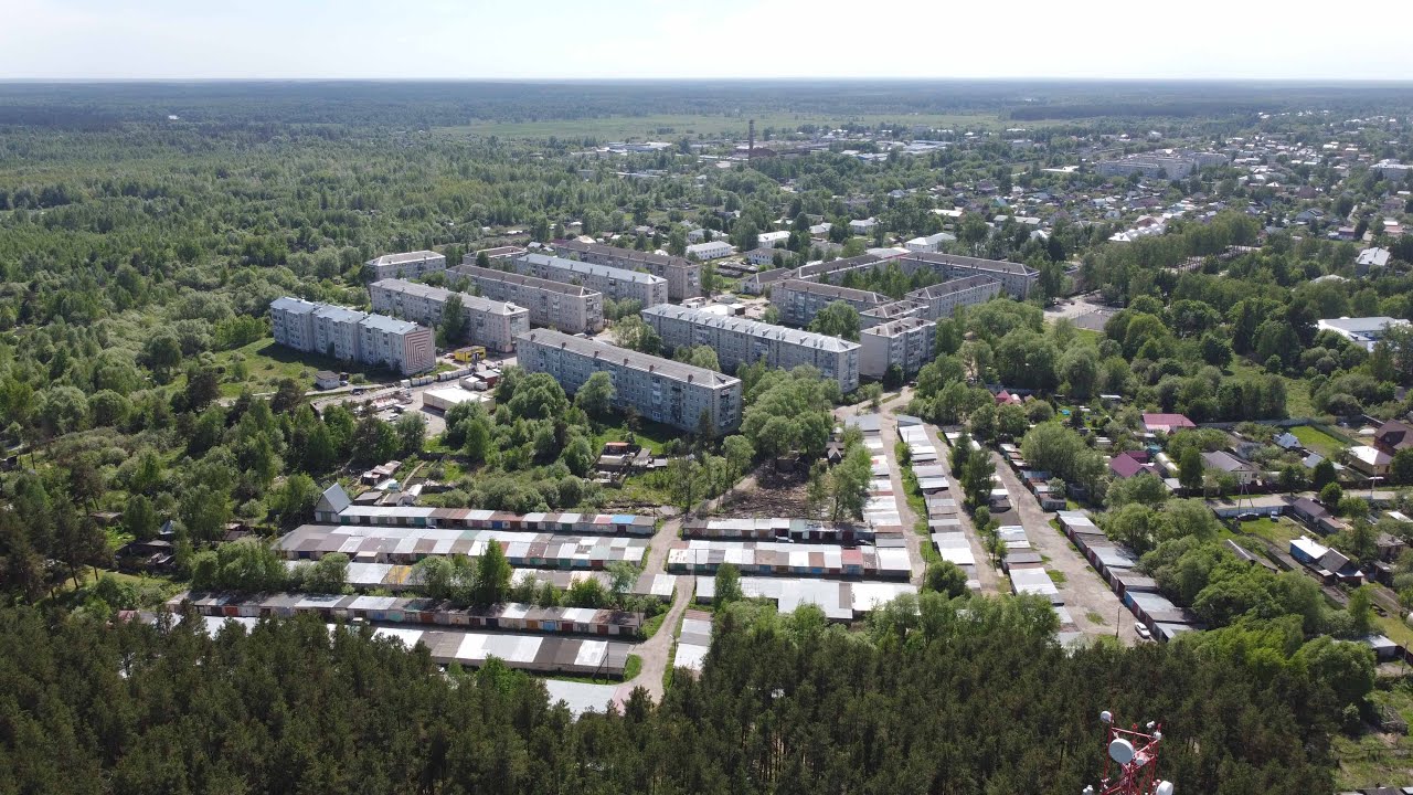 Костерево с высоты птичьего полёта ч.1 микрорайон Полевой