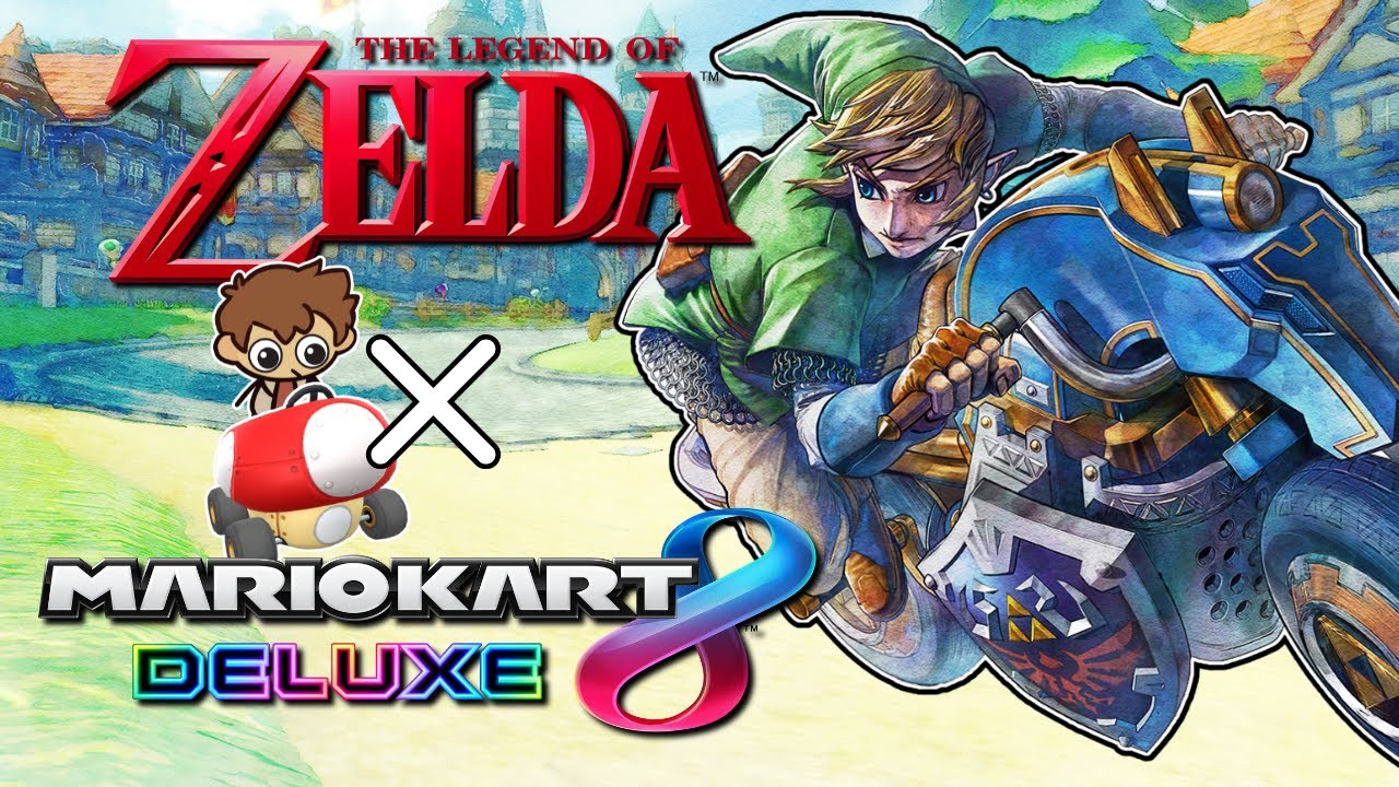 Удивительно детализированный кроссовер Mario Kart и Zelda.