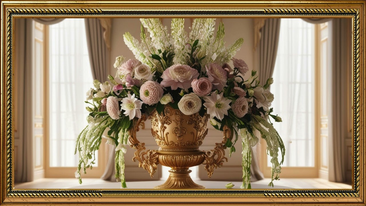 Golden Art TV ~ Frame TV ~ 4K ~ Framed TV art
