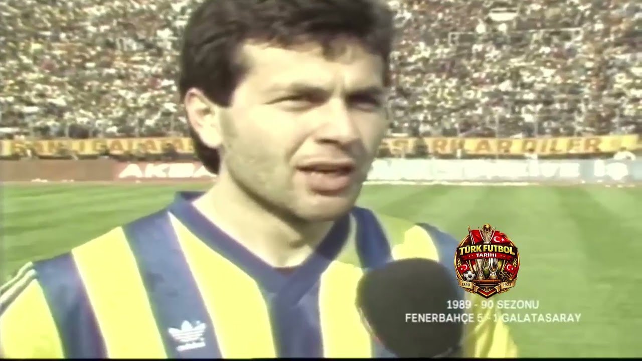 1989 1990 Fenerbahçe Galatasaray 5-1 TARİHİ MAÇ