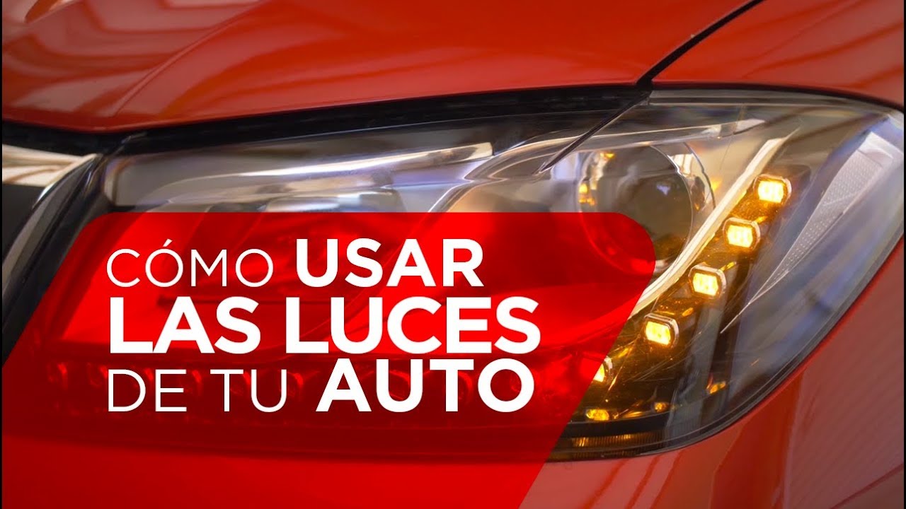 C&oacute;mo usar las luces de tu auto