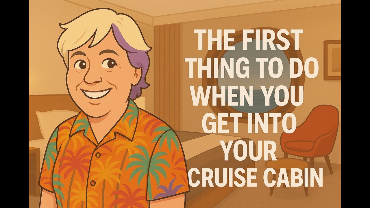 The First Thing to Do When You Get Into Your Cruise Cabin