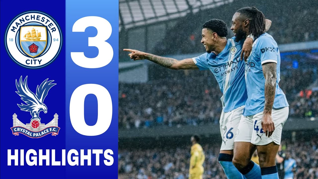 Manchester City vs Crystal Palace 3-0 Highlights | Marmoush, Semenyo & Savinho Goals Premier League 