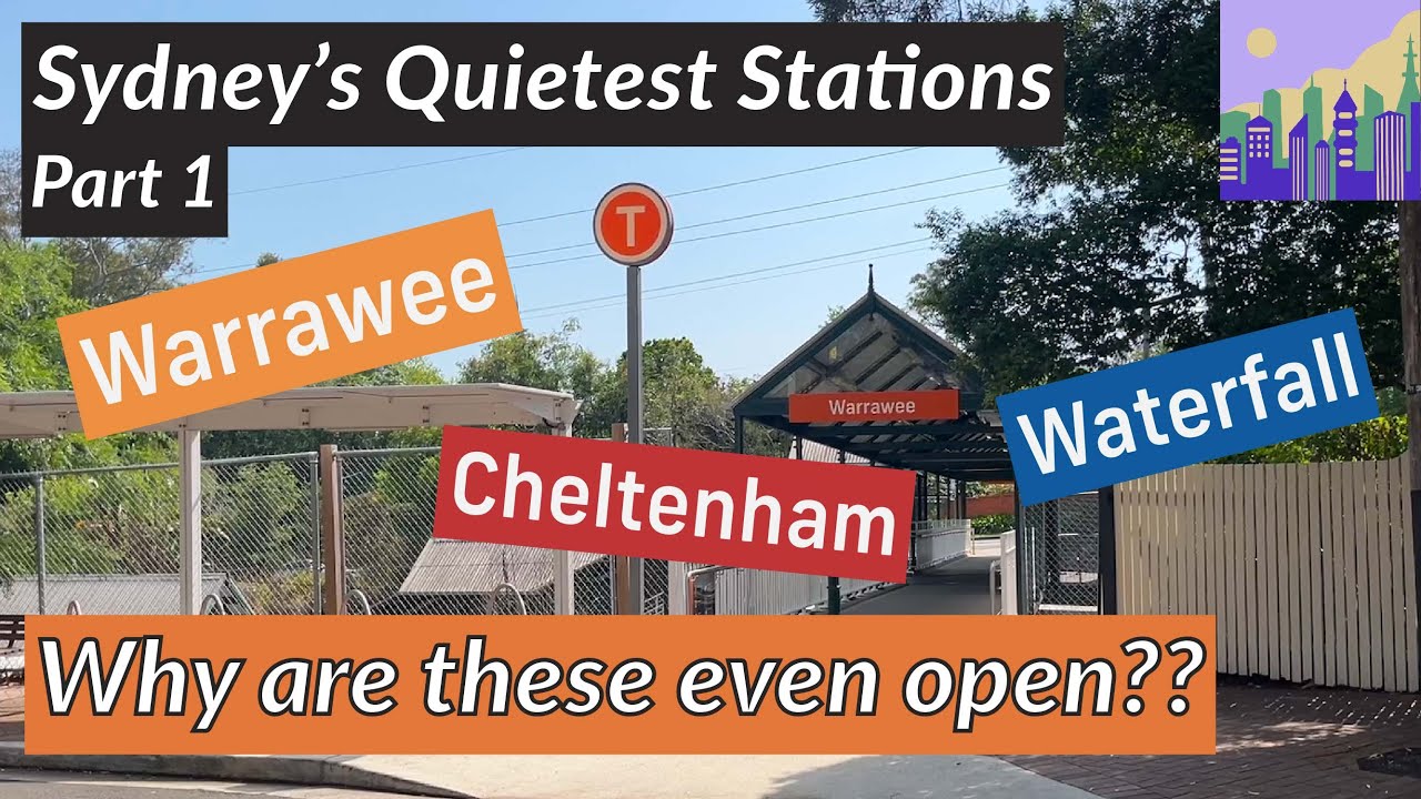 Sydney's Quietest Stations Part 1: Cheltenham, Warrawee & Waterfall