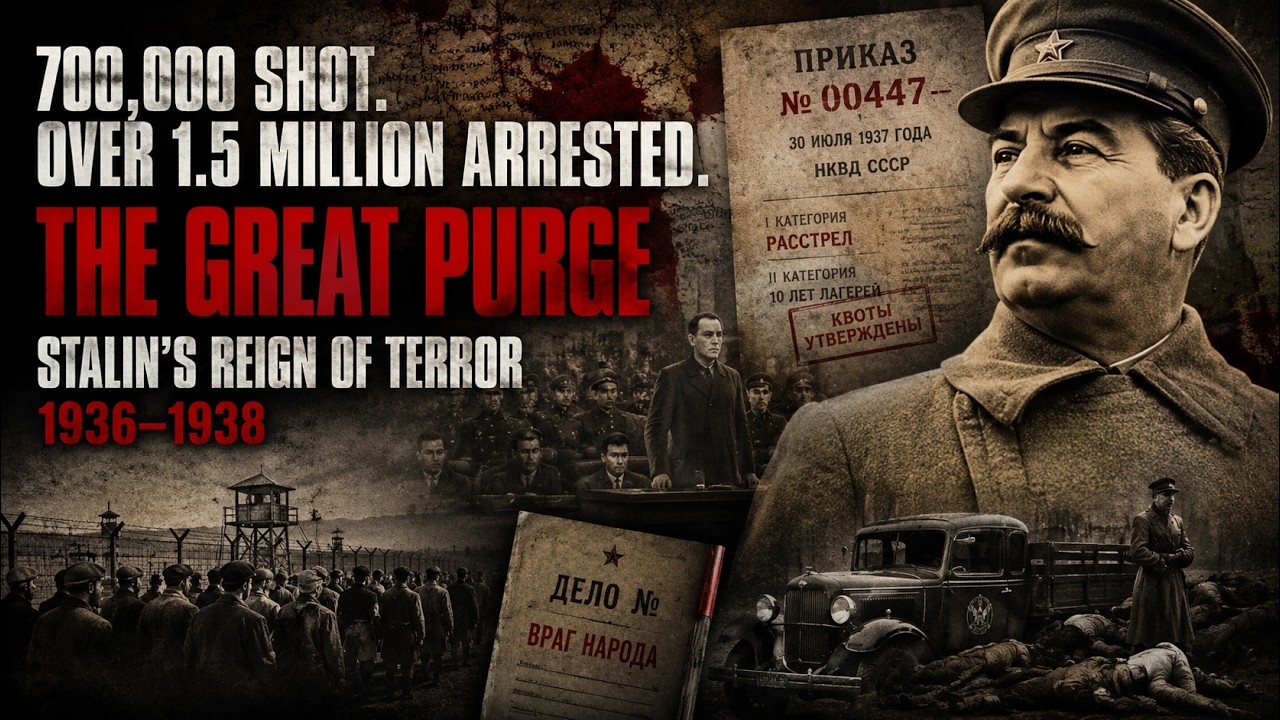 Stalin's Great Purge: 700,000 Executed, 1.5 Million Arrested
