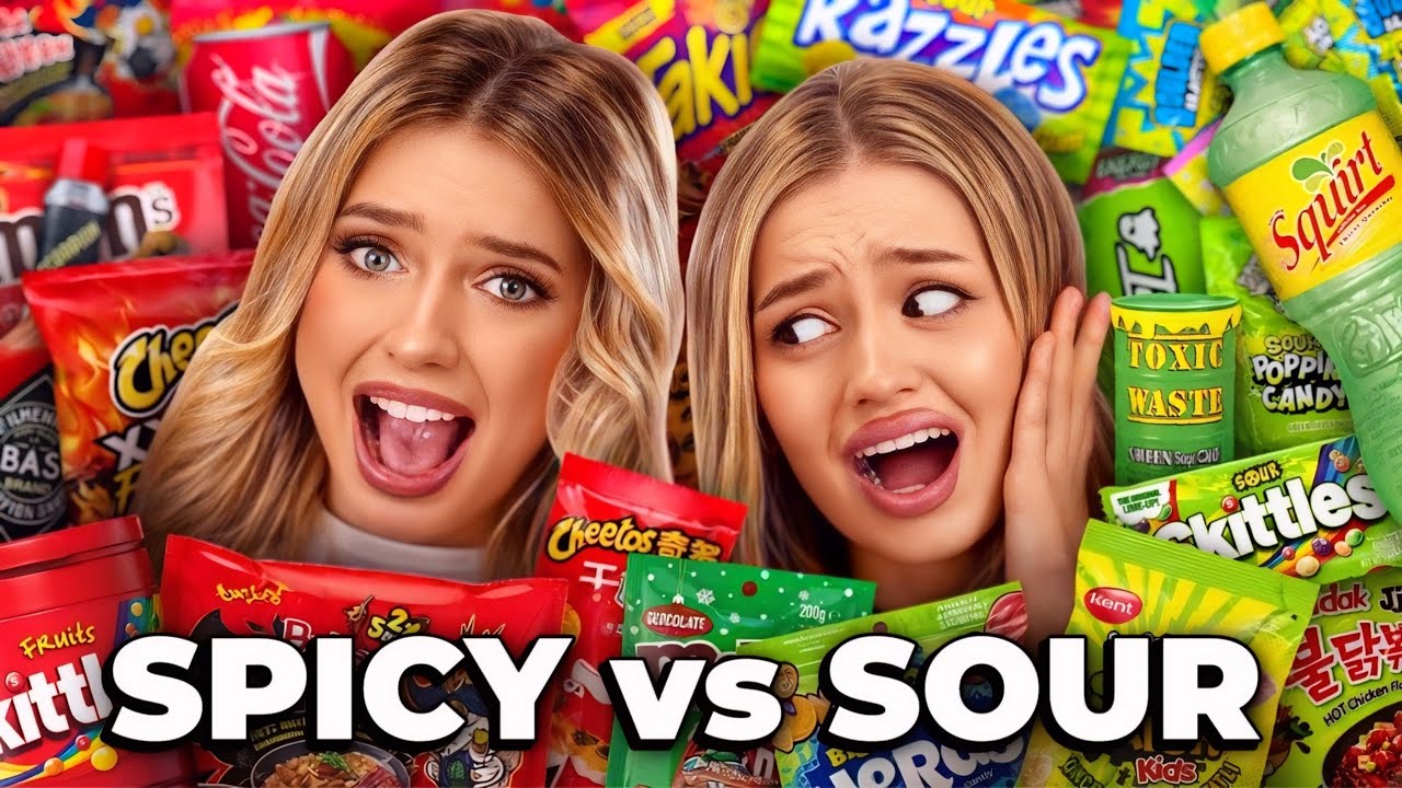 Eating the World’s SPICIEST vs SOUREST FOOD