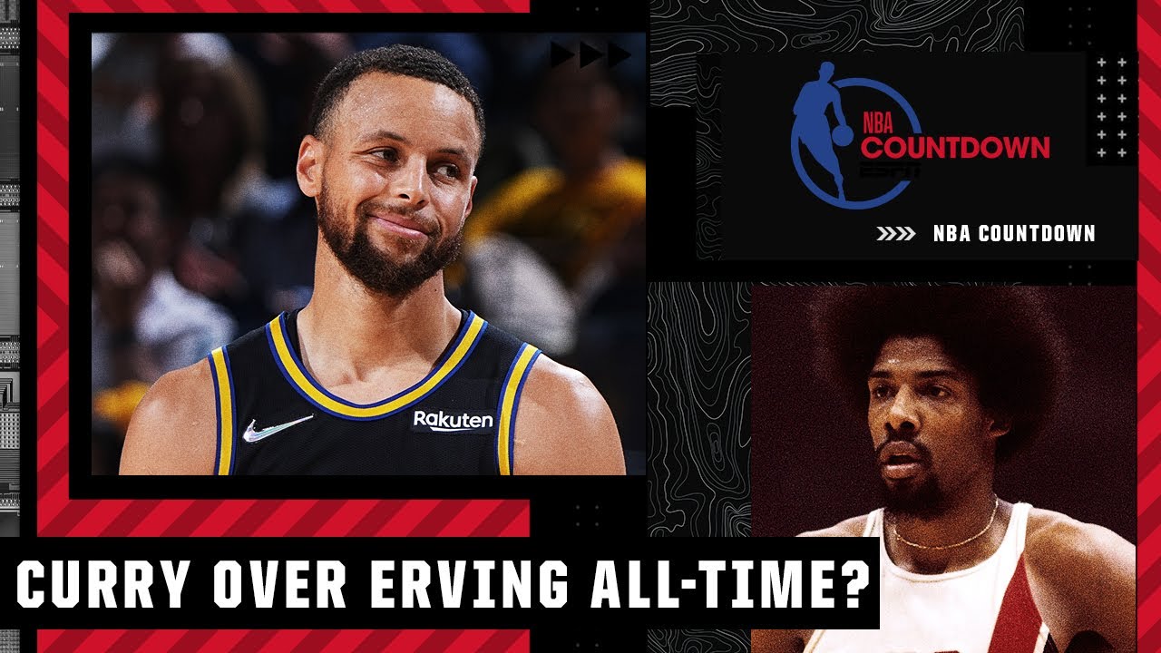 Stephen A.: Stephen Curry is greater than Julius Erving All-Time! | NBA Countdown
