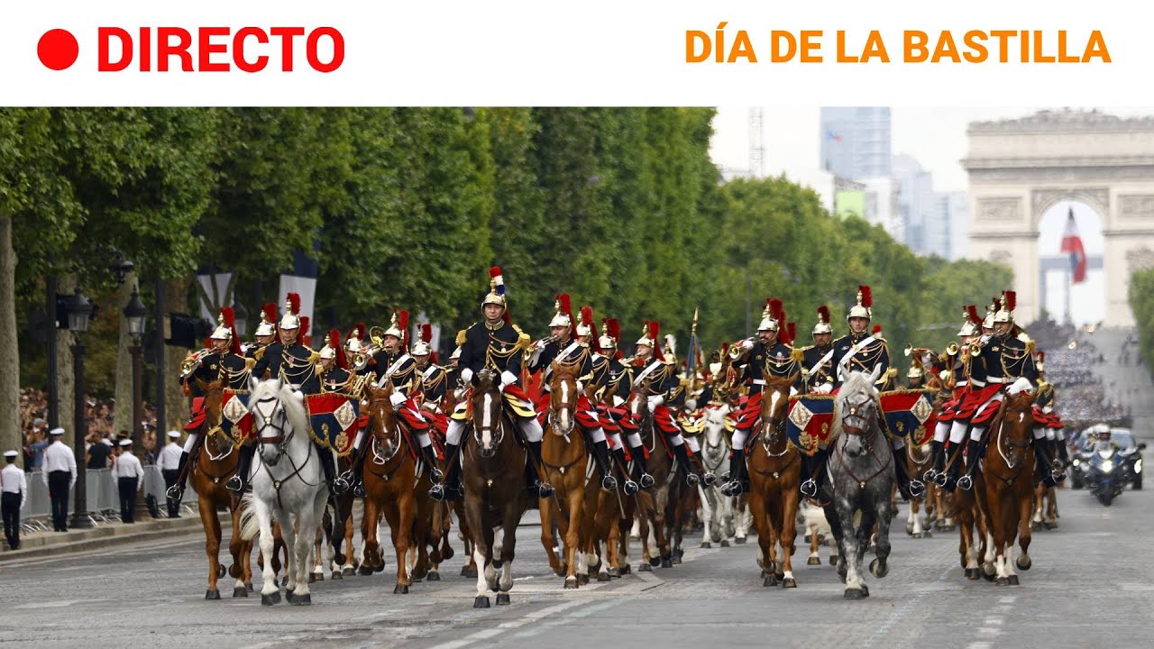 DÍA NACIONAL DE FRANCIA: DESFILE de conmemoración de la TOMA de la BASTILLA | RTVE
