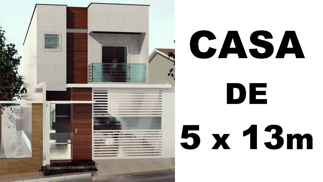 CASA GEMINADA DE 5 x 13 metros - Lote 6x30m