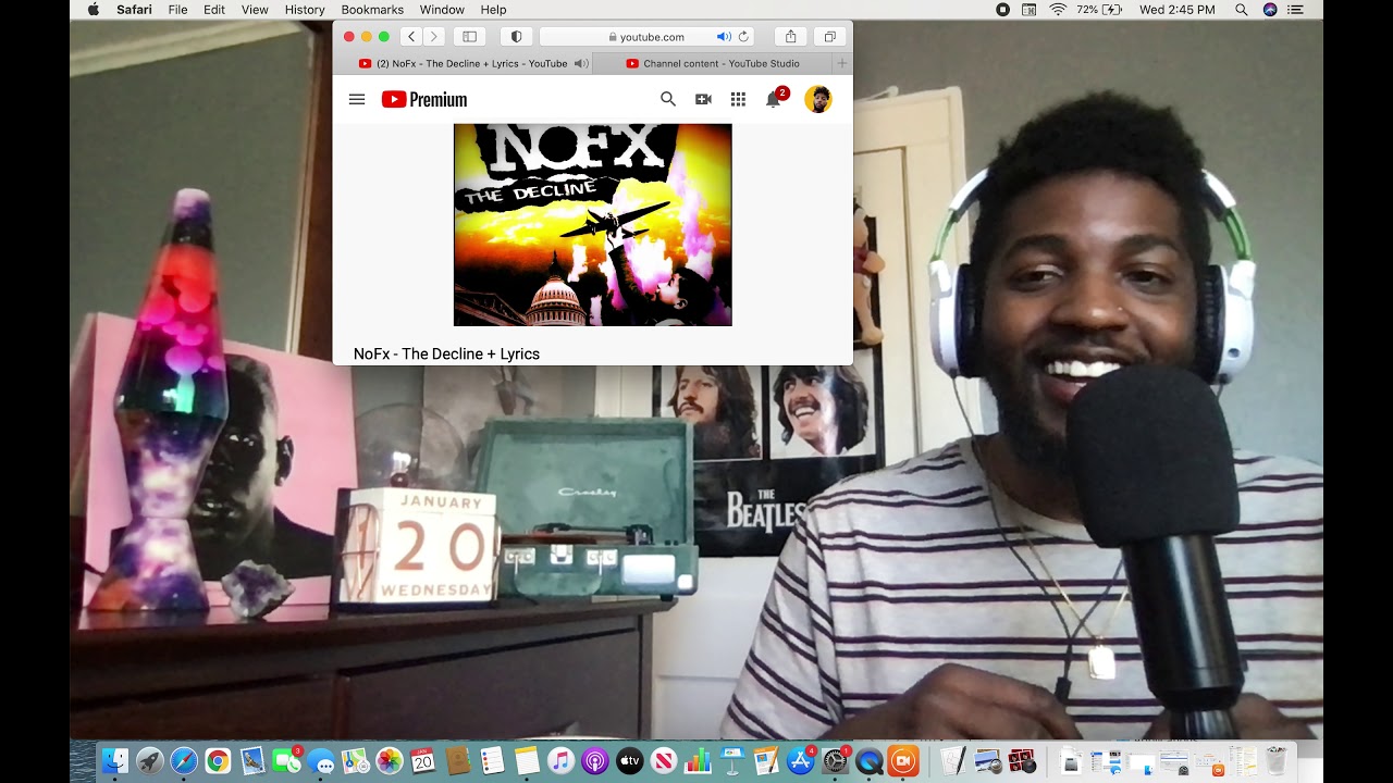 NoFx - The Decline + Lyrics (Reaction)