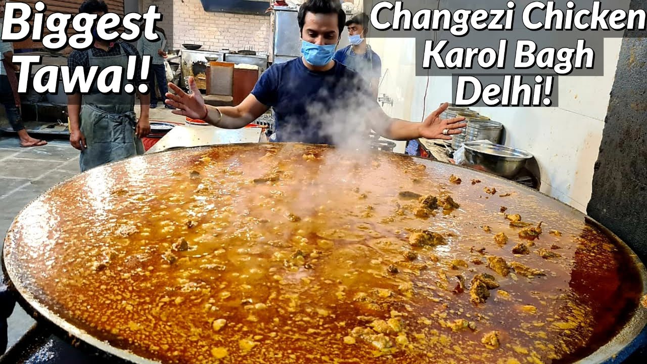 Delhi Ka best CHICKEN CHANGEZI in Karol Bagh | Changezi Chicken | Delhi Street Food