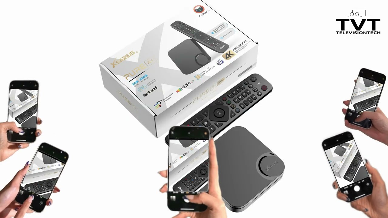 Xsarius PURE 4 vs PURE 4+ | 4K Android 14 OTT Streaming-Boxen