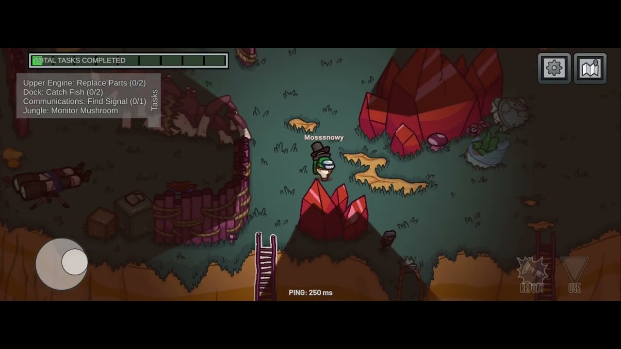Among us gameplay but not monster me😭😭