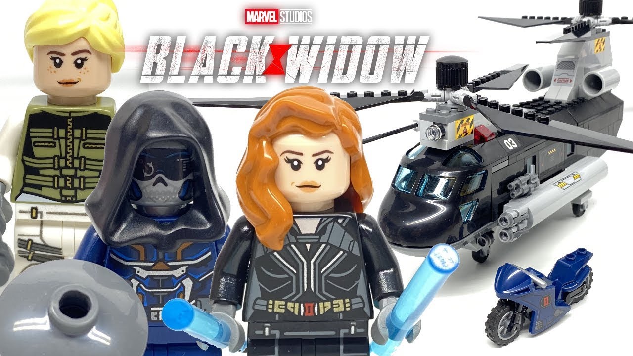 LEGO Black Widow's Helicopter Chase review! 2020 set 76162!